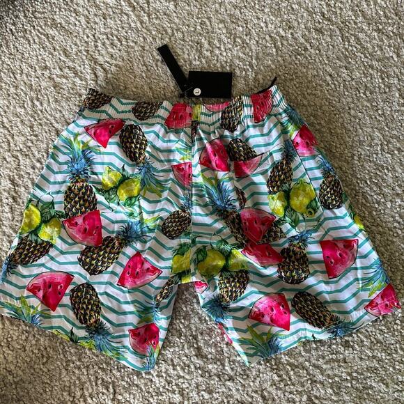 YoungLA  Mens lightweight lined shorts,  Fun Print, Lightweight, NWT - Picture 2 of 4